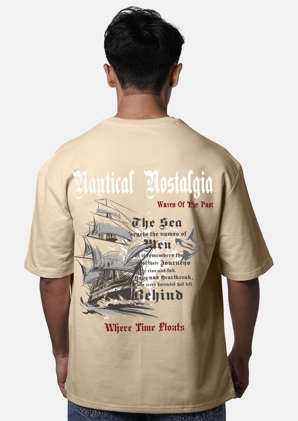 Nautical Nostalgia Oversized T Shirt